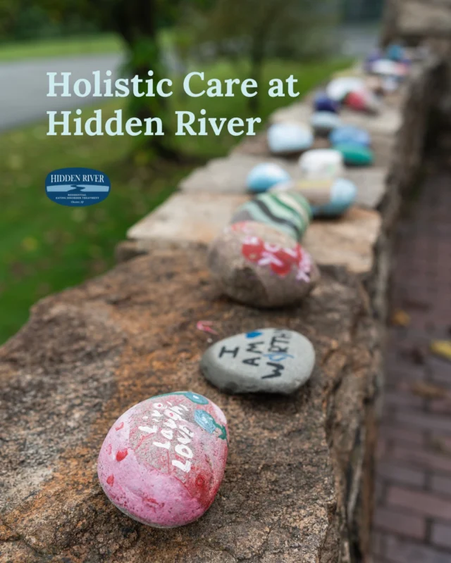 Healing goes beyond symptom management. 🌿 

At Hidden River, we believe true recovery encompasses the mind, body, and spirit. That’s why our care goes far beyond traditional therapy. Patients participate in expressive therapies like art, movement, and music to explore emotions safely; receive nutrition support tailored to their individual needs; benefit from medical monitoring to ensure overall health and safety; and engage in practical skill-building to navigate daily life and long-term wellness.

Recovery is a holistic journey, and every element of our program is designed to empower patients, foster resilience, and support sustainable healing. 💙

#HolisticHealing #EatingDisorderTreatment #MindBodySpirit #HiddenRiverHealing