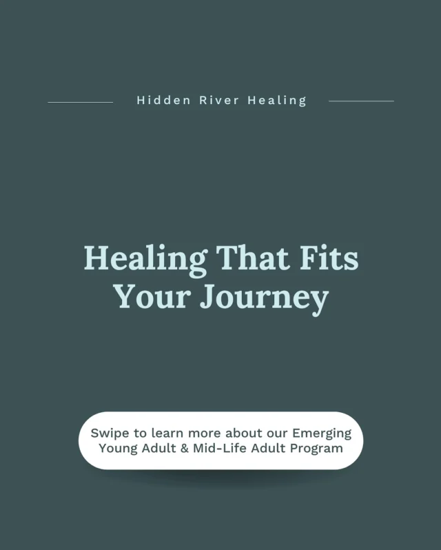 Recovery isn’t one-size-fits-all. ❤️‍🩹 

Our Emerging Young Adult & Mid-Life Adult Program supports women ages 21+ with care that reflects their life stage—from career challenges to independence and relationships. It’s healing, tailored to you.

🔗 Link in bio to learn more 

#EatingDisorderAwareness #AdultRecovery #HiddenRiverHealing #MentalHealthMatters